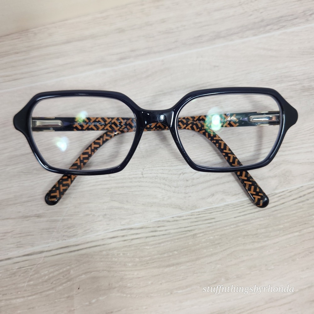 Authentic Tory Burch TY 2043 1304  Navt With‎ Printed "T" 50-17-135 FLEX HINGES